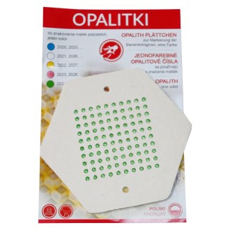 Targhette in opalite - 1-100 PL - Verde